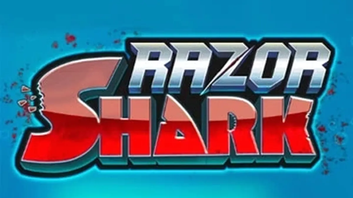 Tampilan visual slot Razor Shark dengan simbol hiu dan latar belakang bawah laut yang cerah